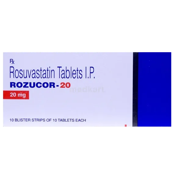 rozucor 20mg tablet 10's